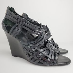 Tory Burch Black Wedge Heels